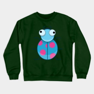 Funny Colorful Cute Little Bug Crewneck Sweatshirt